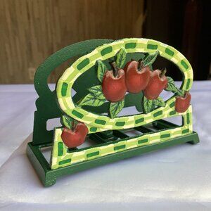Cast Iron Apple Napkin Holder
